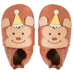 Bobux Soft Sole Cheeky Monkey Hellbraun (Mocha Sandstorm)
