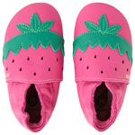 Bobux Soft Sole Strawberry Pink/Green