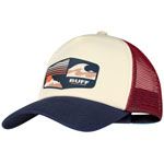 Buff Trucker Cap Creme/Blau/Rot (Jari Multi)