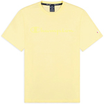 Champion Crewneck T-Shirt Mn Pastellgelb (BAN)