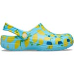 Crocs Classic Fresh Fruits Clog Hellblau/Gelb (Tinted Glass)