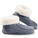 Fellhof Hüttenpatschen Blaugrau