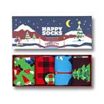 Happy Socks Santas Workshop Socks Gift Set 4-Pack Mehrfarbig