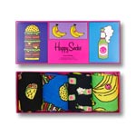 Happy Socks Yummy Yummy Socks Gift Set 4-Pack Mehrfarbig