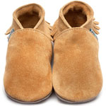 Inch Blue Moccasin Suede Hellbraun (Tan)