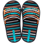 Ipanema Slide Kids Black/Orange/Blue