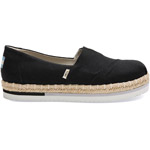 Toms Heritage Canvas Platform schwarz (black)