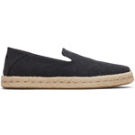 Toms Santiago Recycled Cotton Canvas Mn Schwarz (Black Recycled Cotton)